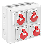 Socket outlet combination - STK-Z 4x16