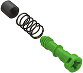 Lightning protection screw set - GDSF