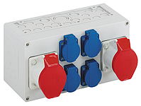 Socket outlet combination - AKi 1-2S