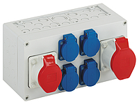 Socket outlet combination - AKi 1-4S